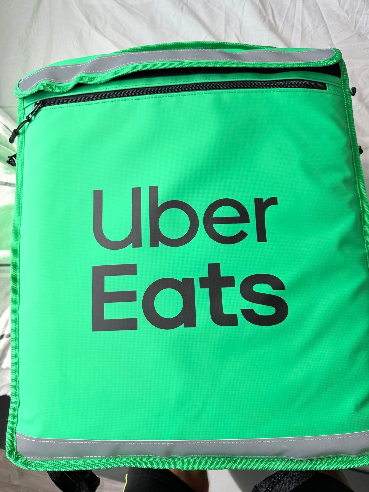 Uber Eats bezorgtas - Groen, 40 cm of meer, Nieuw, Waterdicht, Ophalen