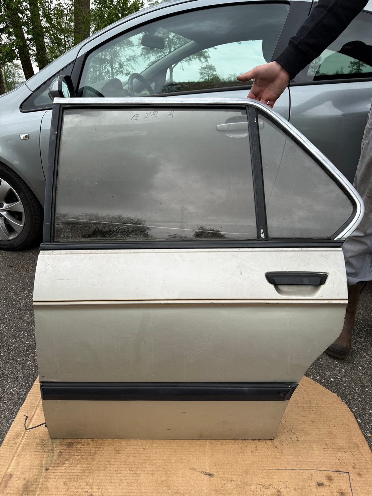 Linker achterdeur BMW E28, Ophalen, Gebruikt, Deur, Achter