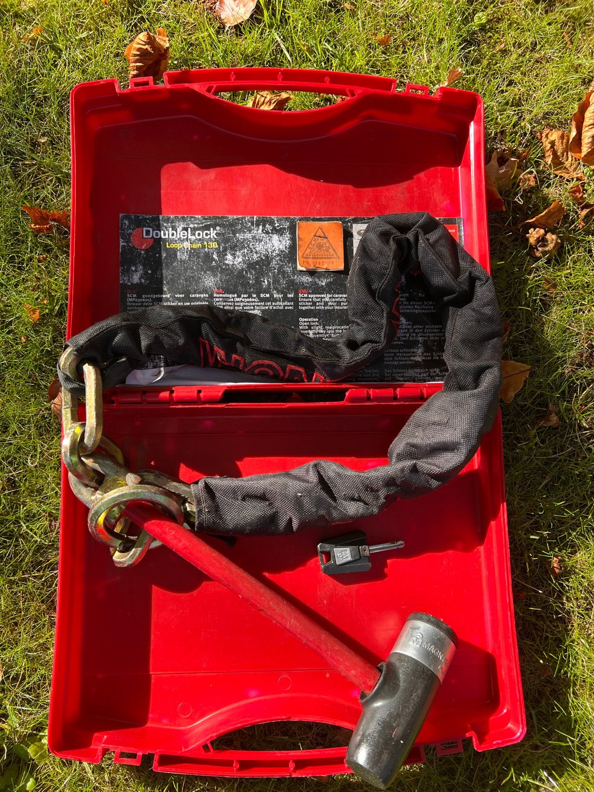 DoubleLock Loop Chain 130 SCM gekeurd motorslot, Ophalen, Gebruikt