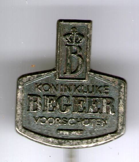 Koninklijk begeer Voorschoten zilverkleurig speldje( B_042), Ophalen of Verzenden, Zo goed als nieuw, Transport, Speldje of Pin