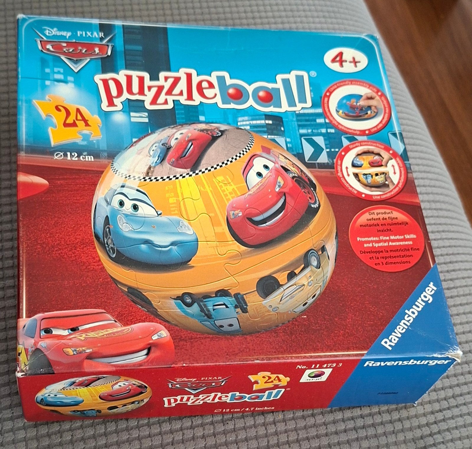 Ravensburger Puzzleball Cars en Farm (2 stuks), Ophalen, 10 tot 50 stukjes, Gebruikt, 4 tot 6 jaar