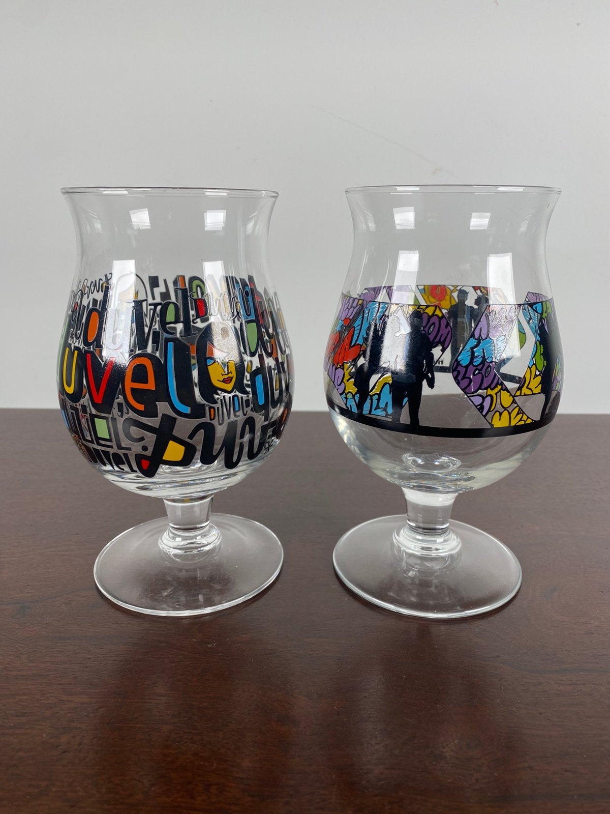 Twee duvel bierglazen, Ophalen of Verzenden, Zo goed als nieuw, Glas of Glazen, Duvel