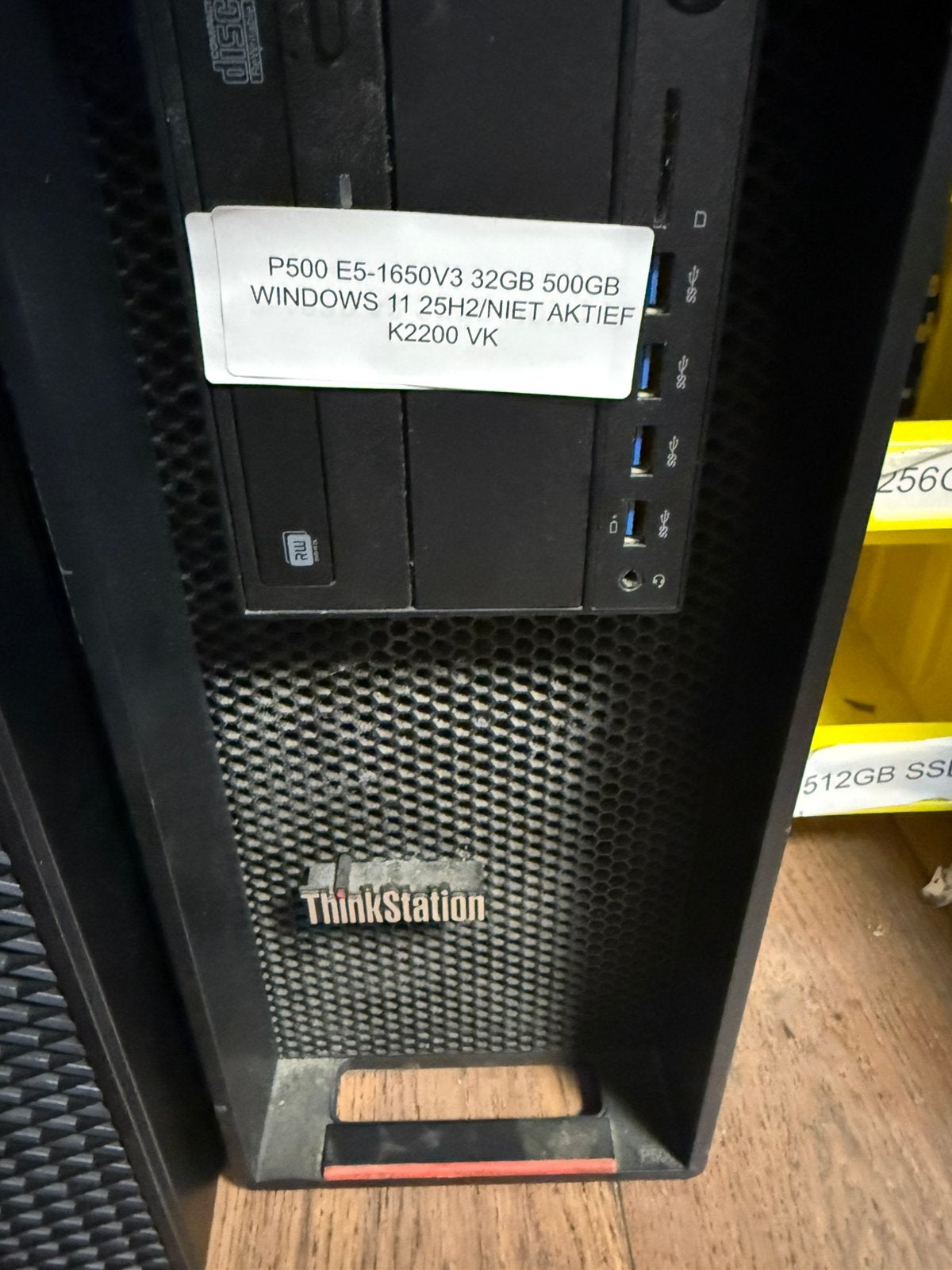 Lenovo ThinkStation P500 Xeon E5 32GB RAM 500GB Quadro K2200, Computers en Software, Desktop Pc's, 32 GB, Intel Xeon, Ophalen of Verzenden