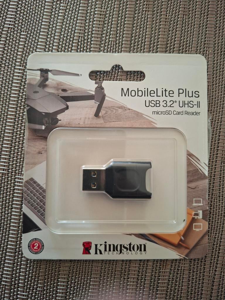 Kingston MobileLite Plus USB 3.2 UHS-II kaartlezer, Computers en Software, USB Sticks, Ophalen of Verzenden, Nieuw