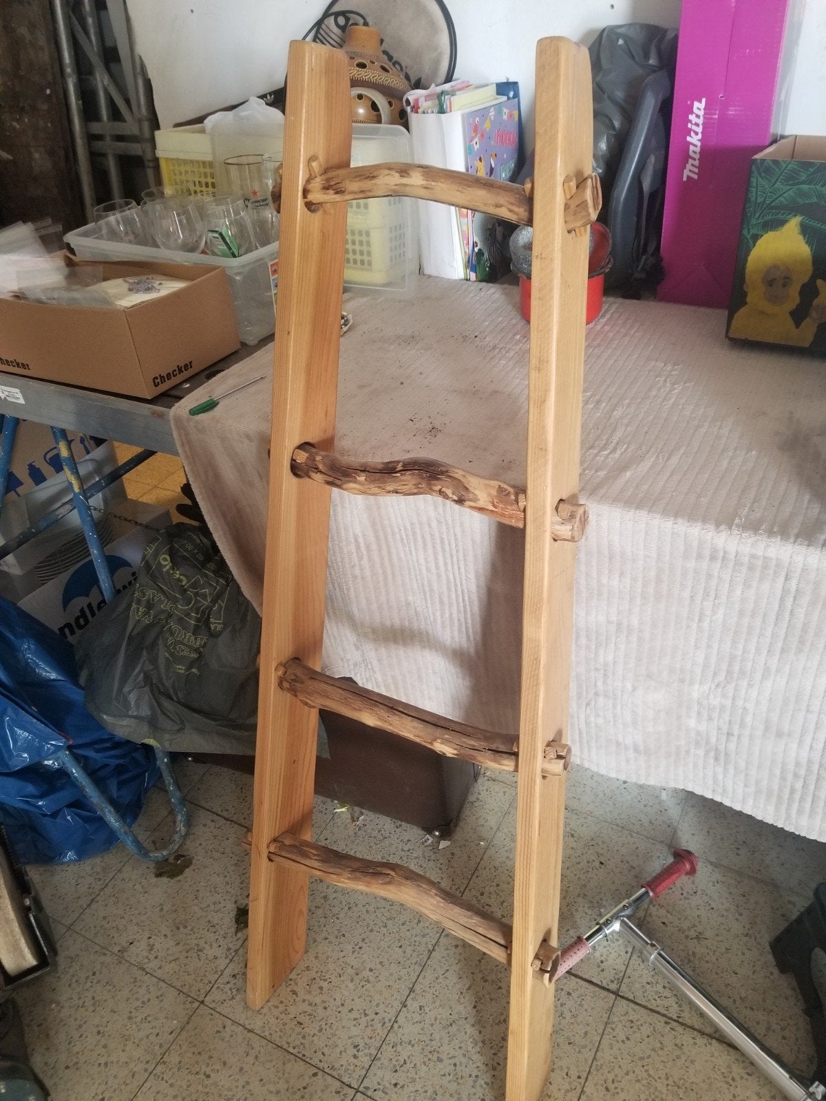 Kleding trapje, zelf gemaakt, Ophalen, Minder dan 2 meter