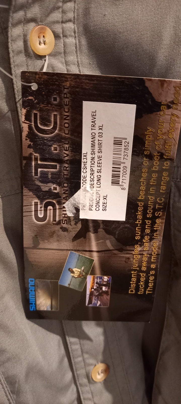 Shimano S.T.C Overhemd XL, Shimano, Overige typen, Nieuw, Ophalen of Verzenden