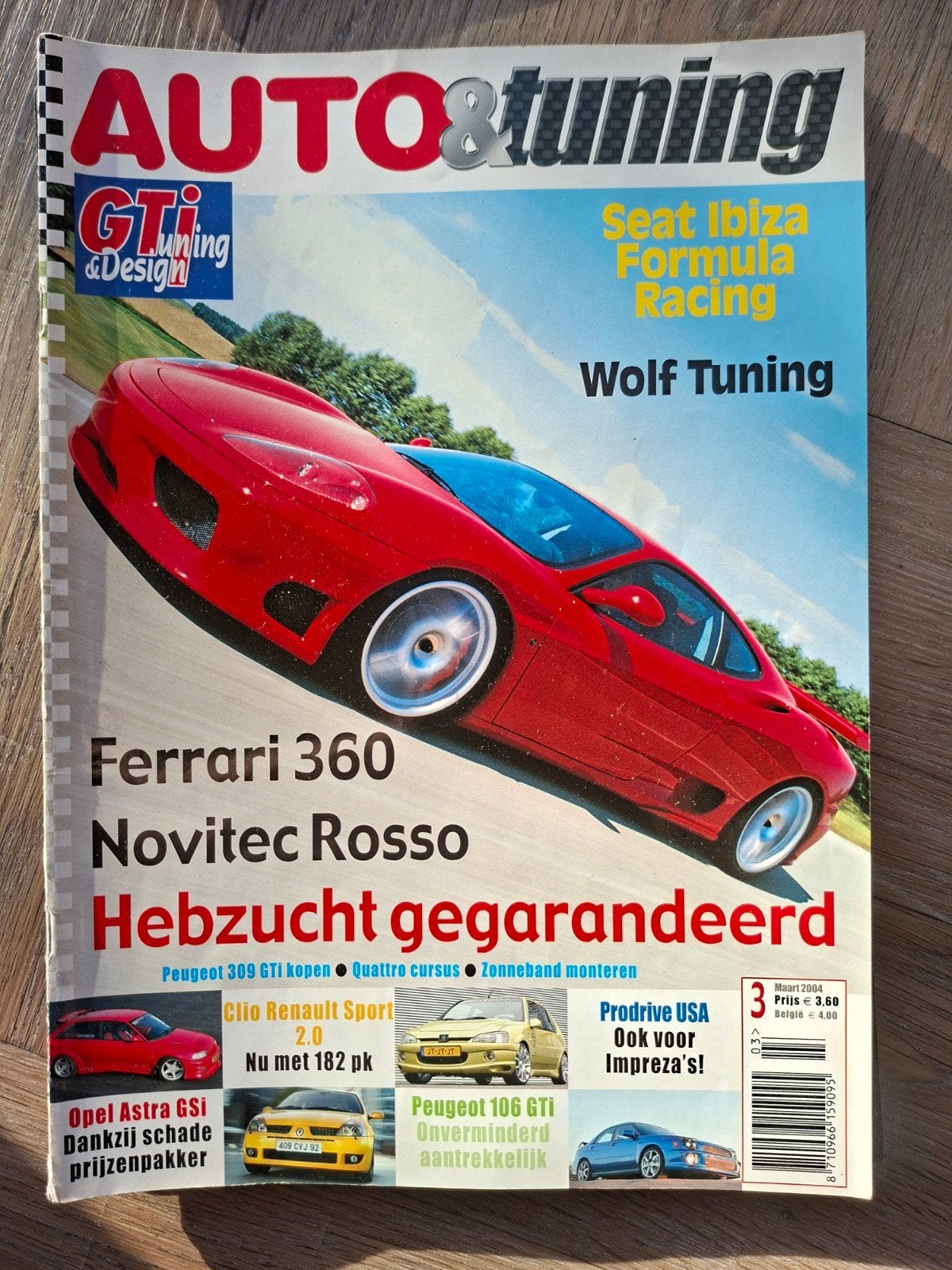Auto & Tuning Magazine Maart 2004 - Ferrari 360 Novitec, Ophalen of Verzenden, Gelezen
