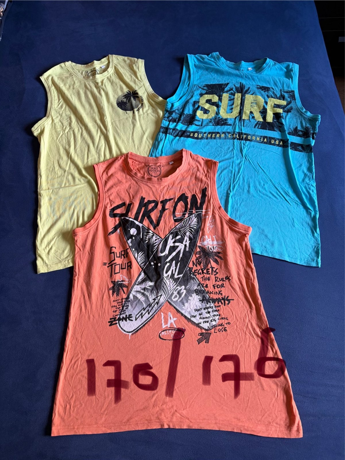 Jongen mouwloze shirts - 3 stuks