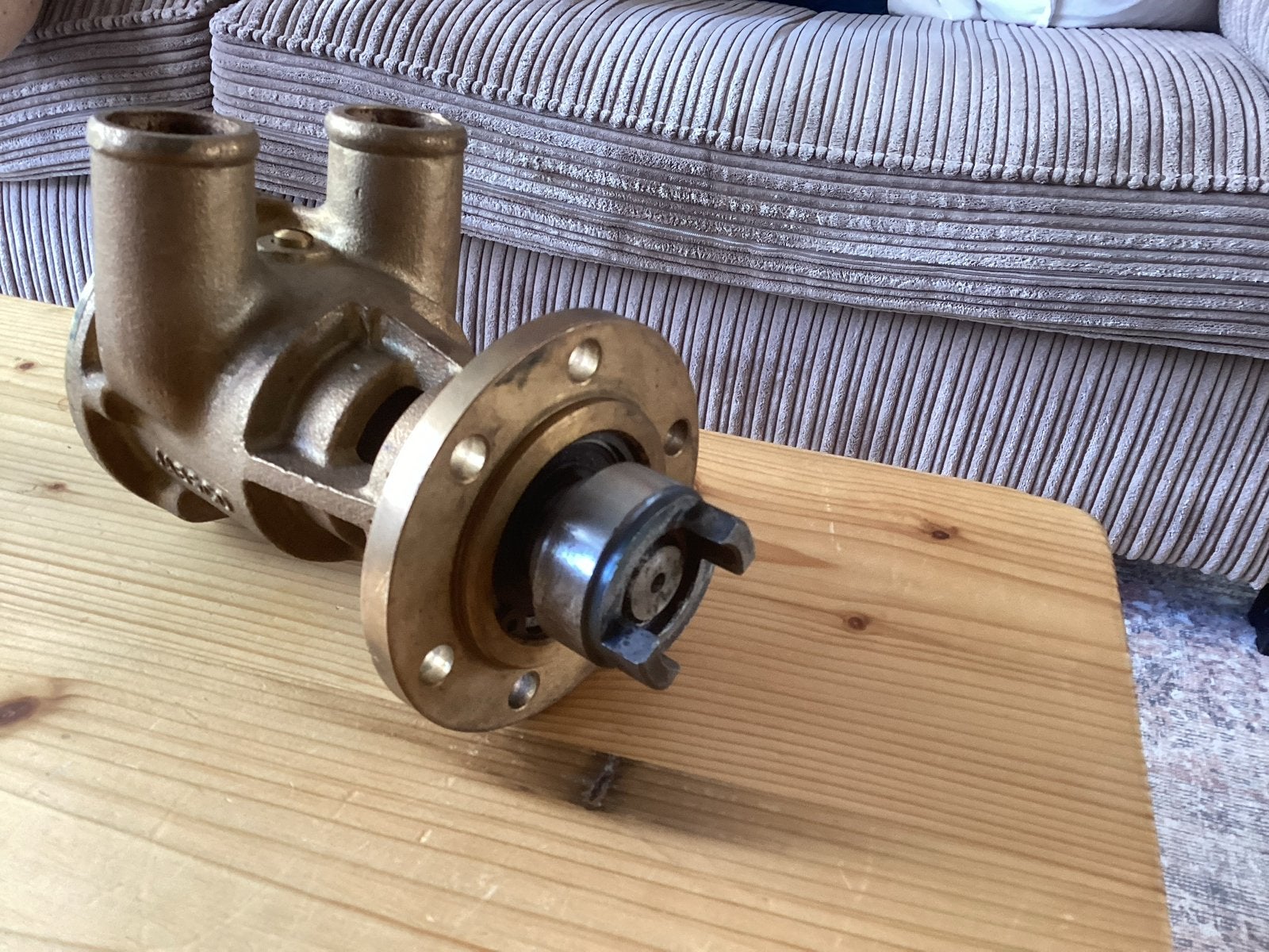 Jabsco 29600-1001 Bronzen waaierpomp, Watersport en Boten, Ophalen, Gebruikt, Motor en Techniek