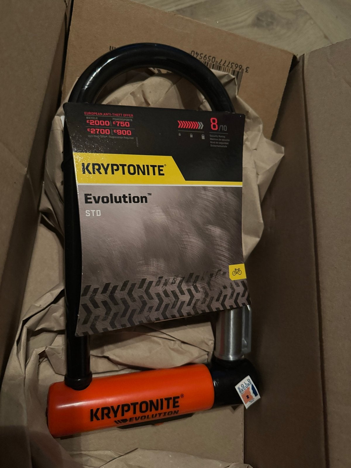 Kryptonite Evolution STD Beugelslot - Nieuw in doos, Ophalen of Verzenden, Nieuw, Beugelslot