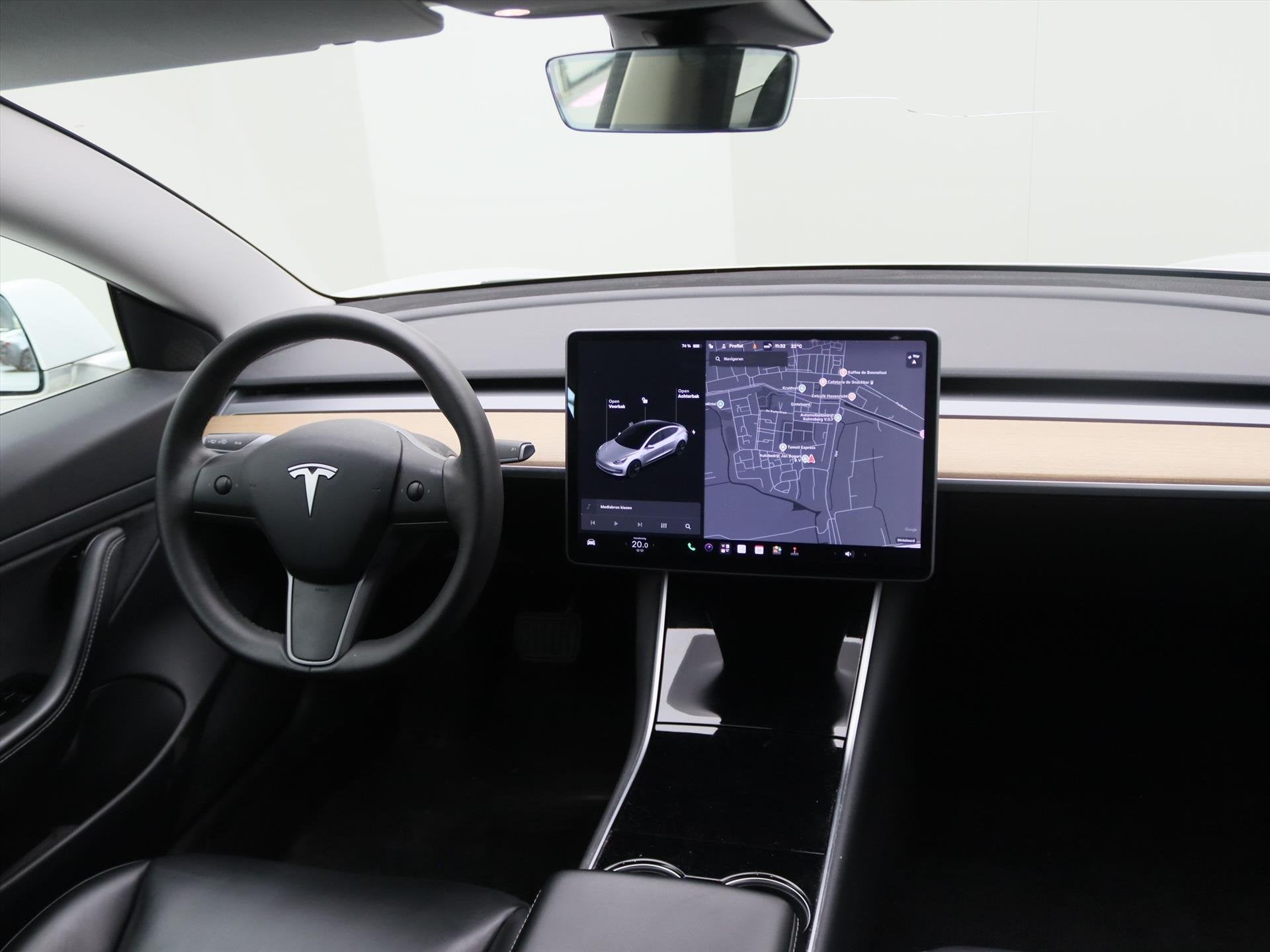 Tesla Model 3 Standard RWD Plus 89.6% SoH [ LFP ACCU+AUTOPIL, Auto's, Tesla, Automaat, Gebruikt, Zwart, Wit