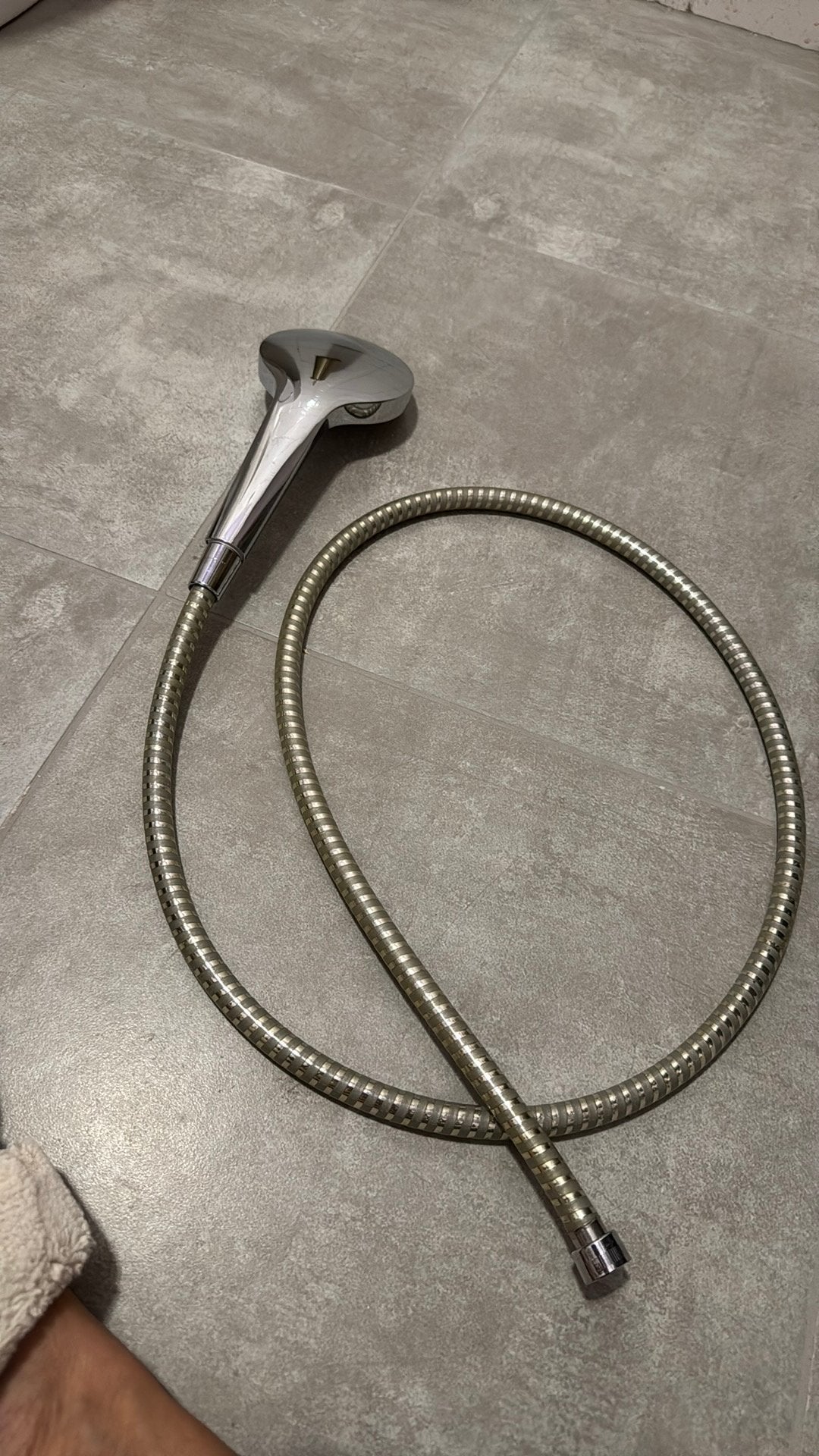 Hans grohe croma ecosmart douche kop met slang, Ophalen of Verzenden, Zo goed als nieuw, Douche
