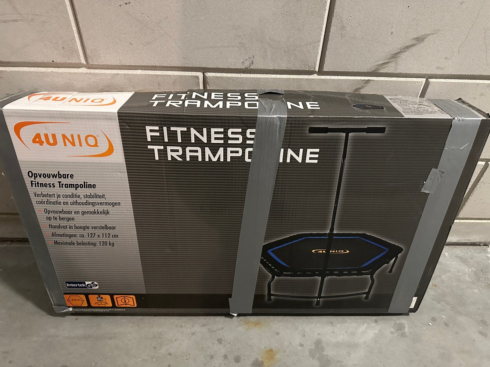 Fitnesstrampoline - 4UNIQ, Ophalen of Verzenden, Zo goed als nieuw