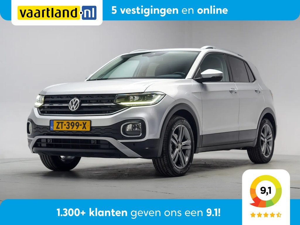 Volkswagen T-Cross 1.0 TSI Style [ Navi Trekhaak Adapt.cruis, Auto's, T-Cross, Gebruikt, 116 pk, Origineel Nederlands