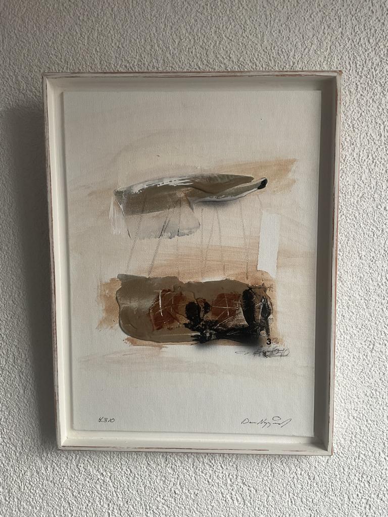 schilderijtje abstract, Ophalen
