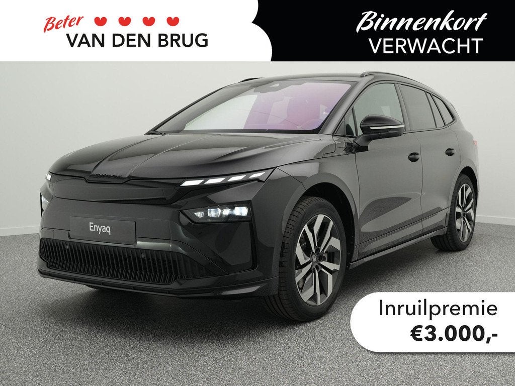 Skoda Enyaq Sportline 85 | Trekhaak | Camera | Navigatie | A, Auto's, Skoda, Bedrijf, Te koop, Enyaq, ABS, Achteruitrijcamera