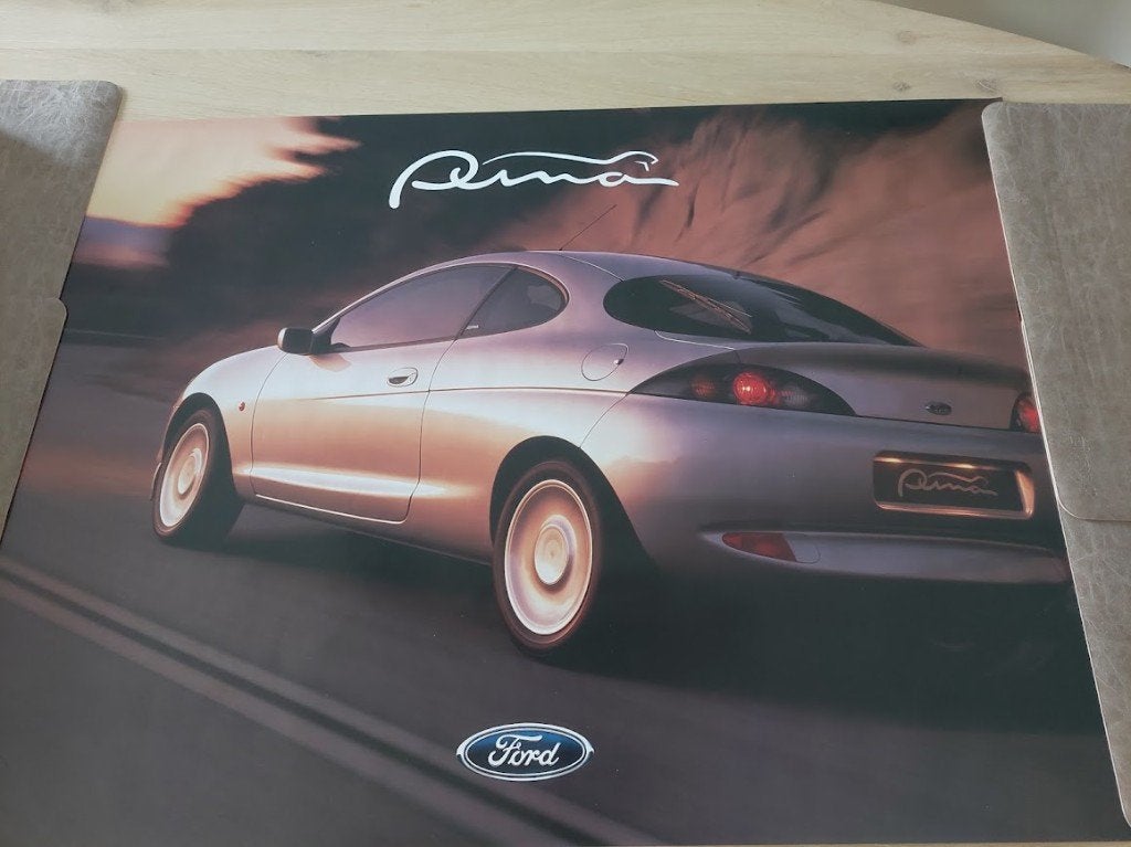 Puma Ford Poster, Ophalen of Verzenden, Zo goed als nieuw, Auto's