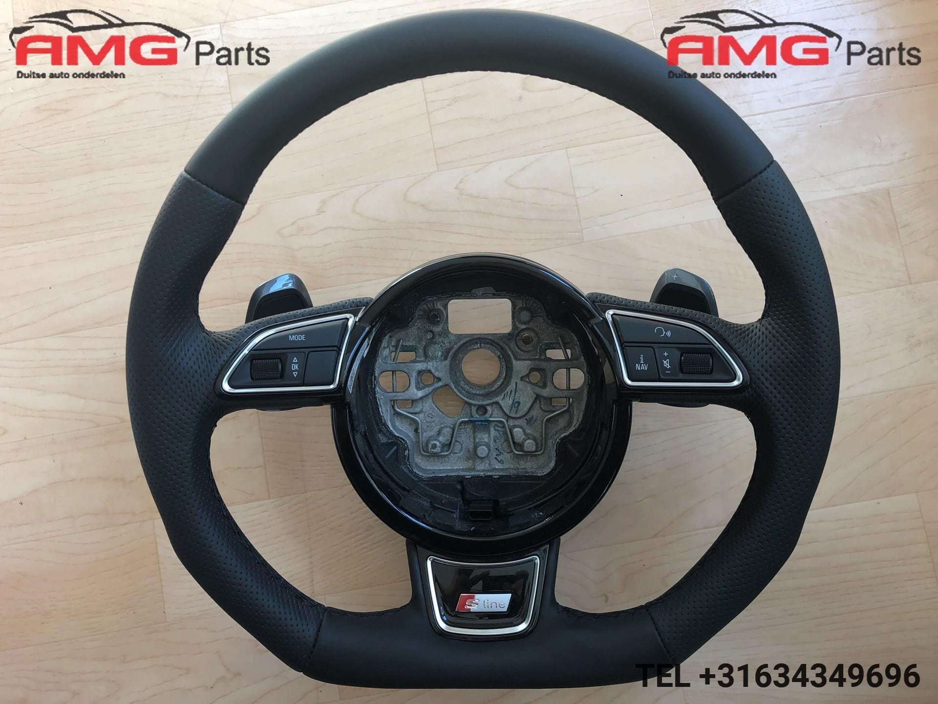 Audi S Line Stuur met Flippers A3 A4 A5 A6, AUDI AG, Kundenbetreuung@audi.de, Nieuw, Auto-Union-Strasse 1
85045  Ingolstadt, DE