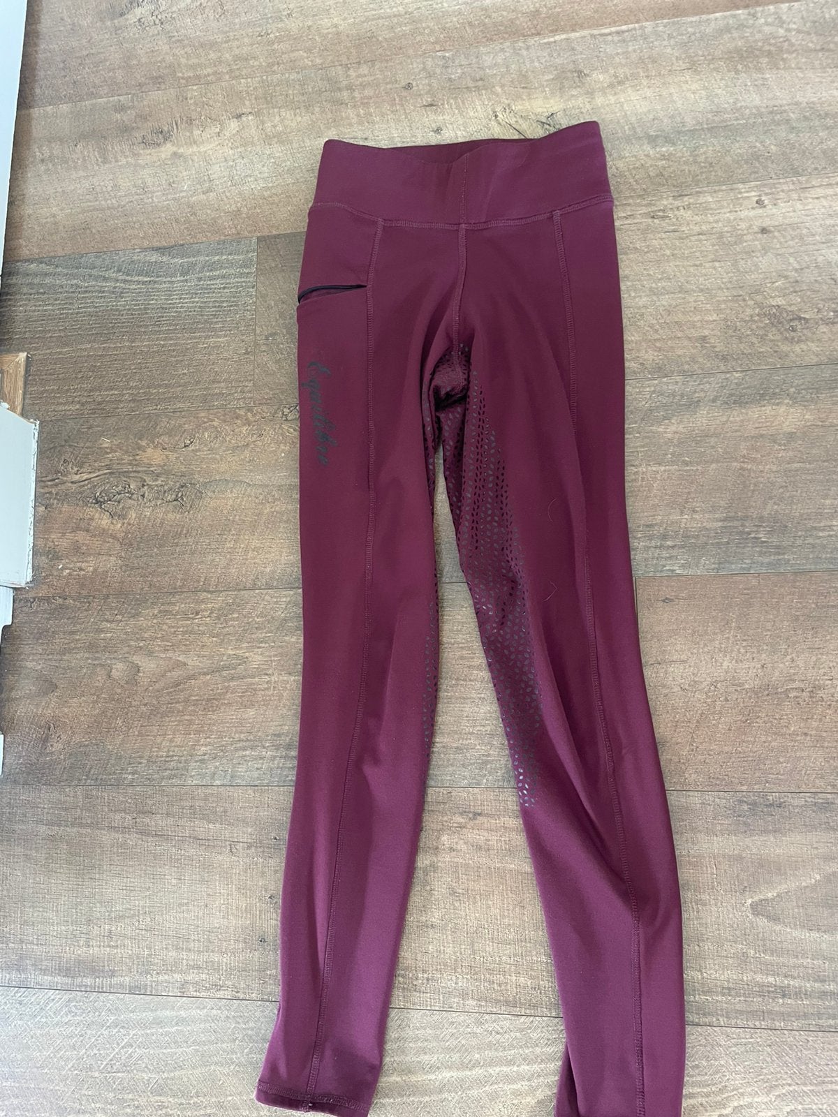 Bordeax rood equilibre winter rijlegging maat 34, Dressuur, XS, Rood, Gebruikt
