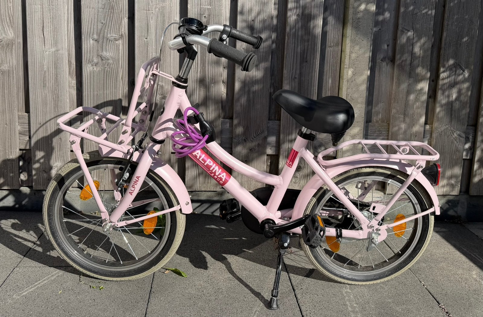 Alpina kinderfiets roze 16 inch