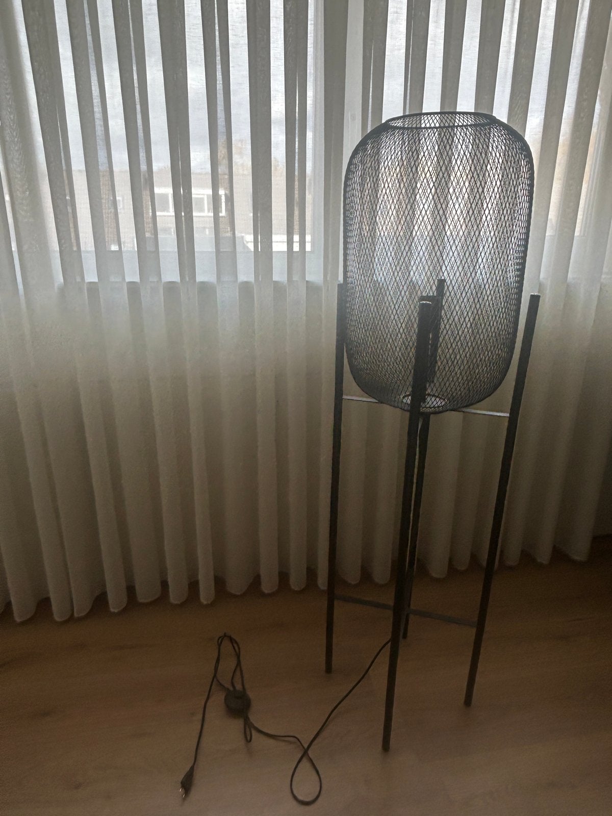 Meknes vloerlamp Leen Bakker, E27 fitting, 130-140 cm, Ophalen, Gebruikt, 100 tot 150 cm, E27 (groot)