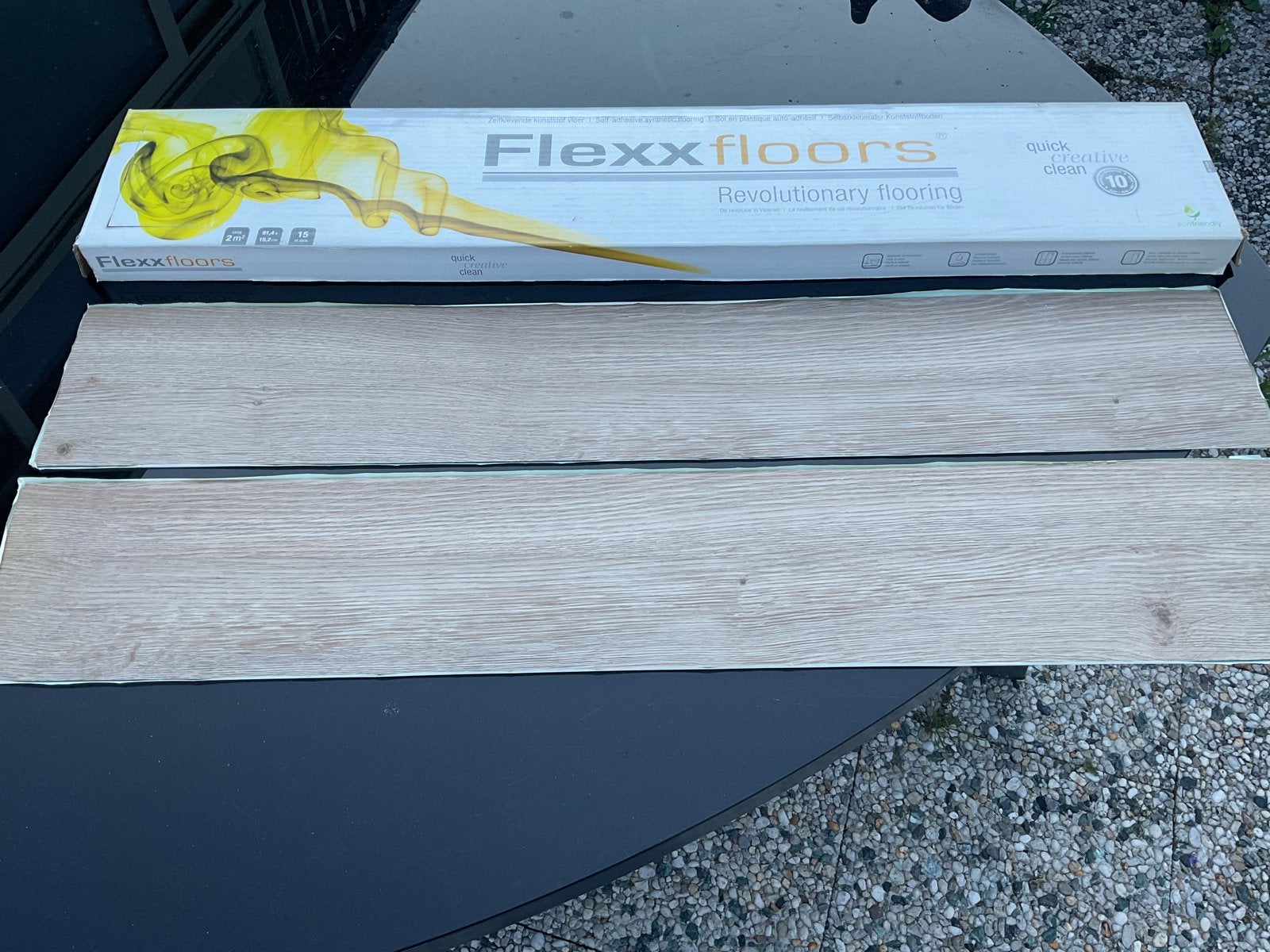 Flexxfloors Laminaat Licht Beige Eikenlook, Ophalen, Kunststof, 50 tot 150 cm, Nieuw