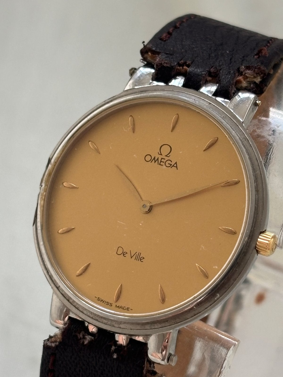 Omega De Ville Polshorloge - Klassiek en Elegant, Sieraden, Tassen en Uiterlijk, Horloges | Antiek, Staal, Met bandje, Polshorloge