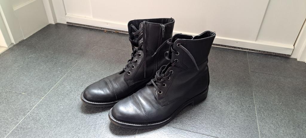 Hoge Ecco schoenen maat 41, Ophalen of Verzenden, Zo goed als nieuw, Zwart, Sneakers of Gympen