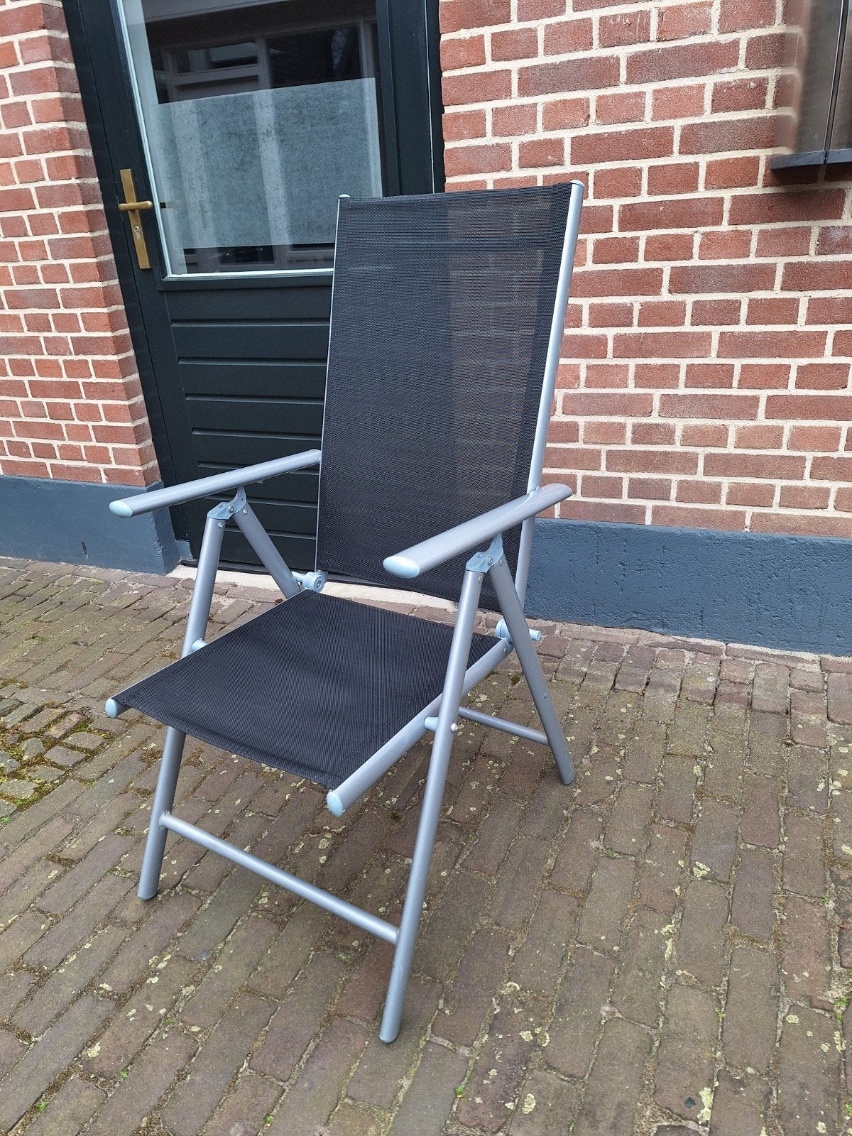 4x Tuinstoelen zo goed als nieuw, eventueel met kussens, Tuin en Terras, Ophalen, Zo goed als nieuw