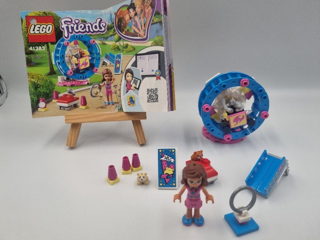 Lego Friends 41383 Olivia's Hamster Playground, Compleet, Lego, Friends, Ophalen of Verzenden