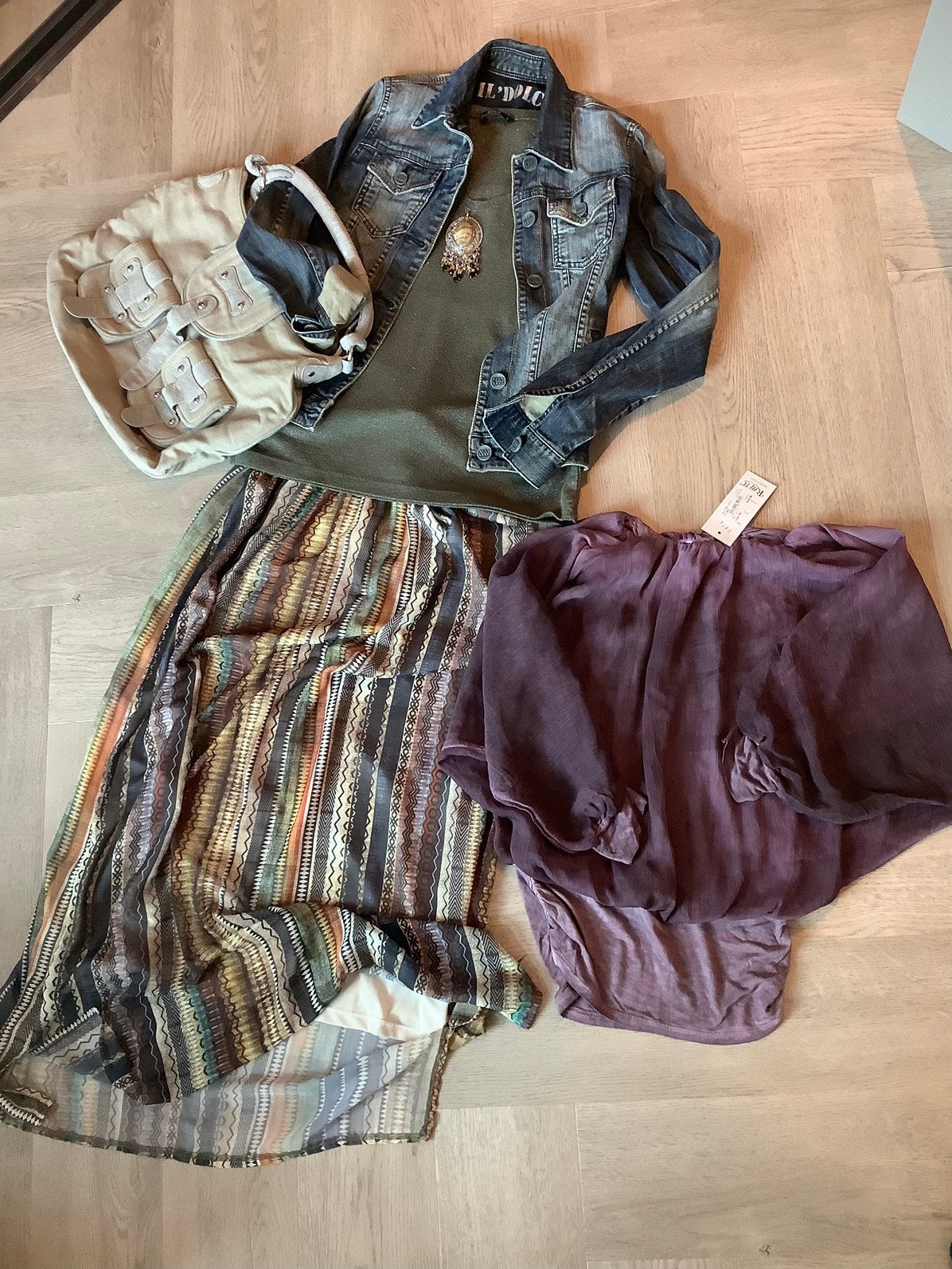 Super leuke set rok jasje top tuniek tas+ mooie hanger zgan, Ophalen of Verzenden, Nieuw, Maat 36 (S)