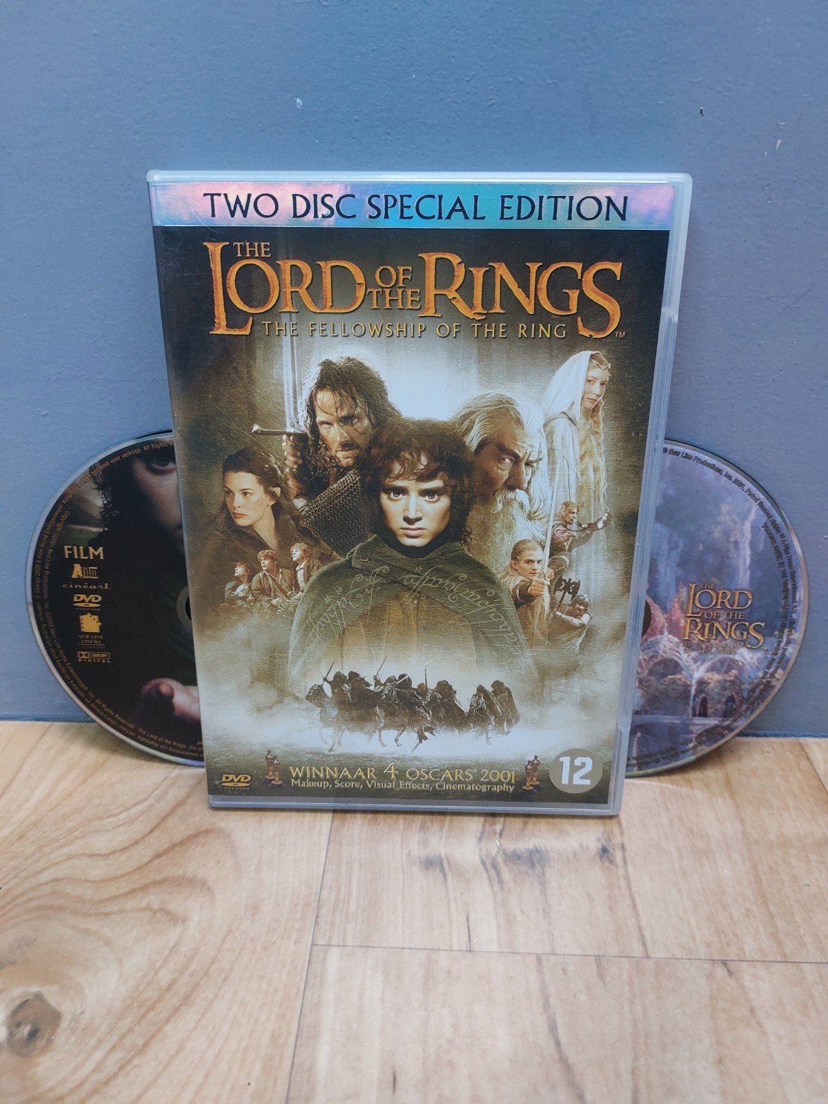 The Lord of the Rings (2 DVD) Fellowship of the Ring, Ophalen of Verzenden, Zo goed als nieuw, Overige typen