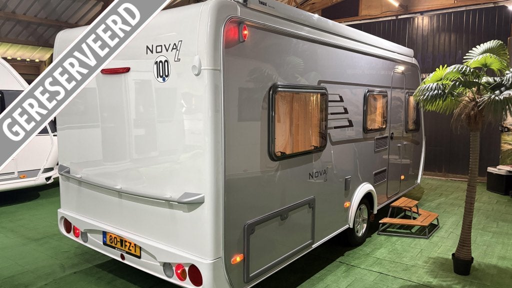 Eriba Nova Light Delight 442 Mover/Luifel/Voortent, Caravans en Kamperen, Caravans, Standaardzit, Overige typen, Bedrijf, Schokbreker