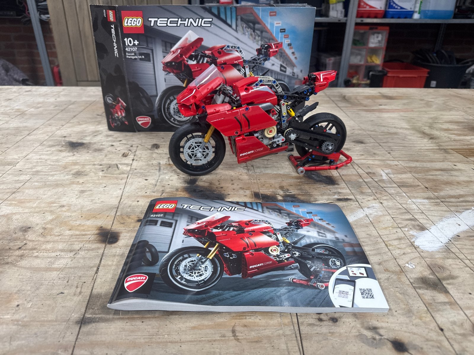 LEGO Technic Ducati Panigale V4 R - Zo goed als nieuw, Ophalen, Zo goed als nieuw, Overige merken