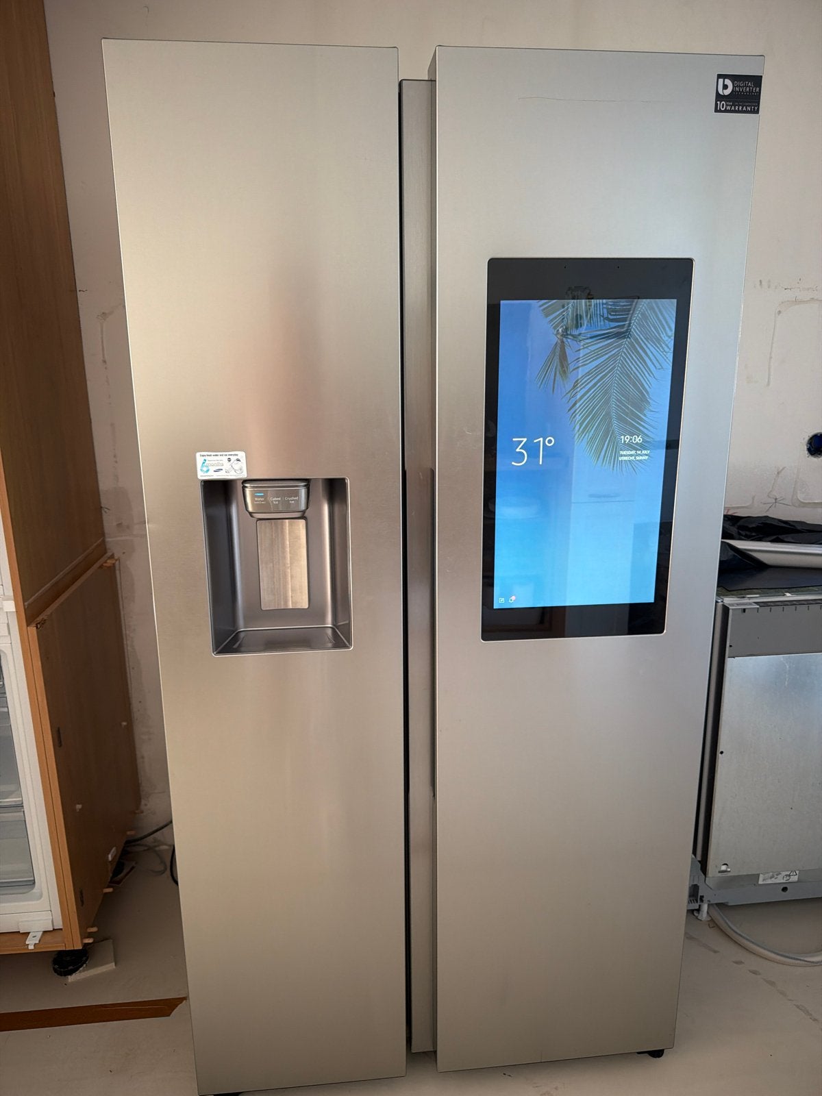 Samsung Family Hub Koelkast - RS90f66 smart fridge, Ophalen of Verzenden, Zo goed als nieuw