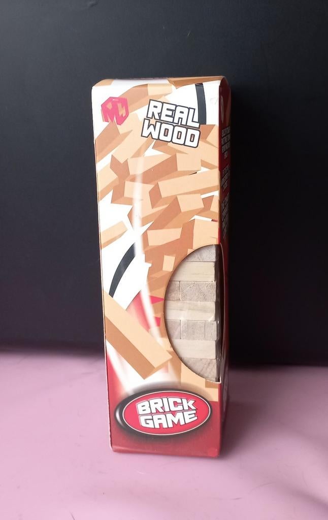 Brick Game - Real Wood - Nieuw in doos, Hobby en Vrije tijd, Gezelschapsspellen | Overige, Vijf spelers of meer, Ophalen of Verzenden