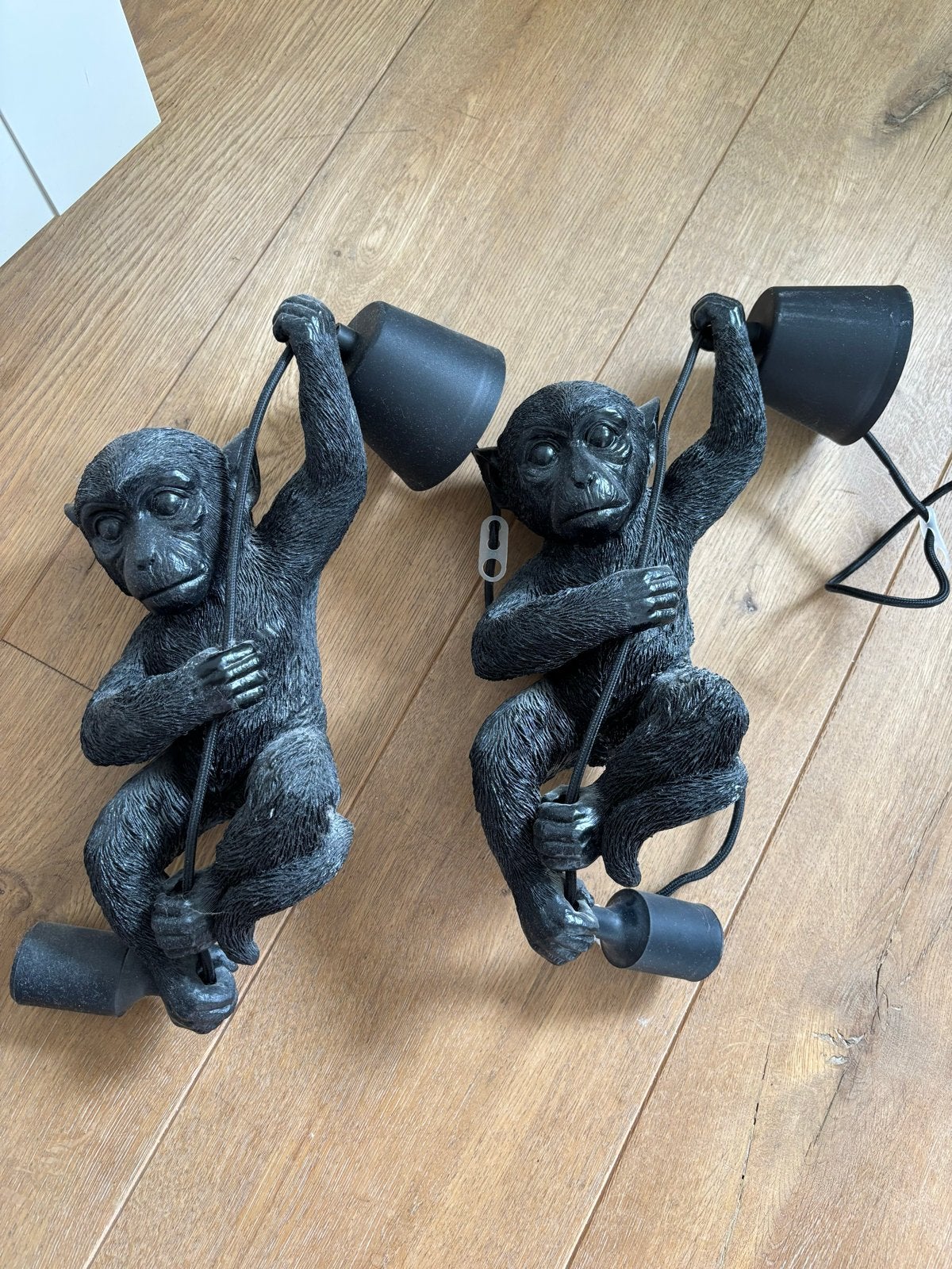 Set van 2 Apen Lampen - Unieke Wanddecoratie, Ophalen, Gebruikt