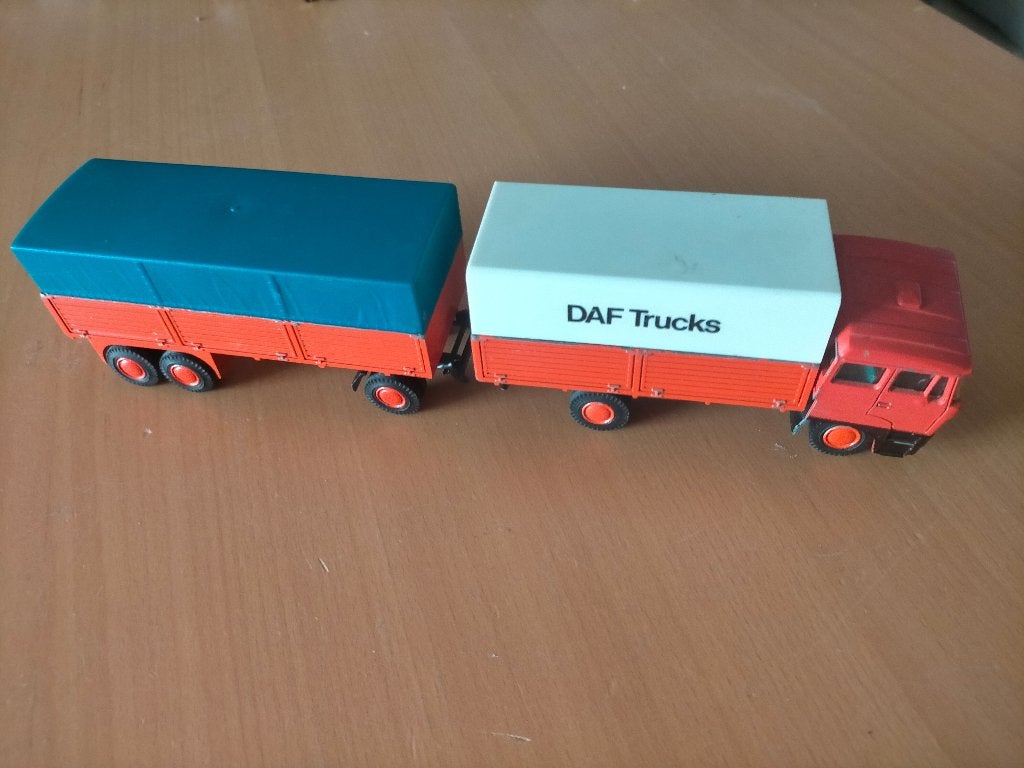 Lion toys Daf Opknapper, Hobby en Vrije tijd, Modelauto's | 1:50, Ophalen of Verzenden, Gebruikt, Bus of Vrachtwagen, Lion Toys