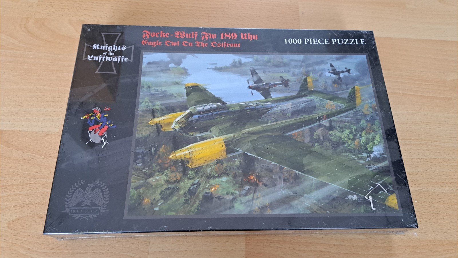 Puzzel: Knights of the Luftwaffe (nieuw), Ophalen of Verzenden, 500 t/m 1500 stukjes, Nieuw, Legpuzzel