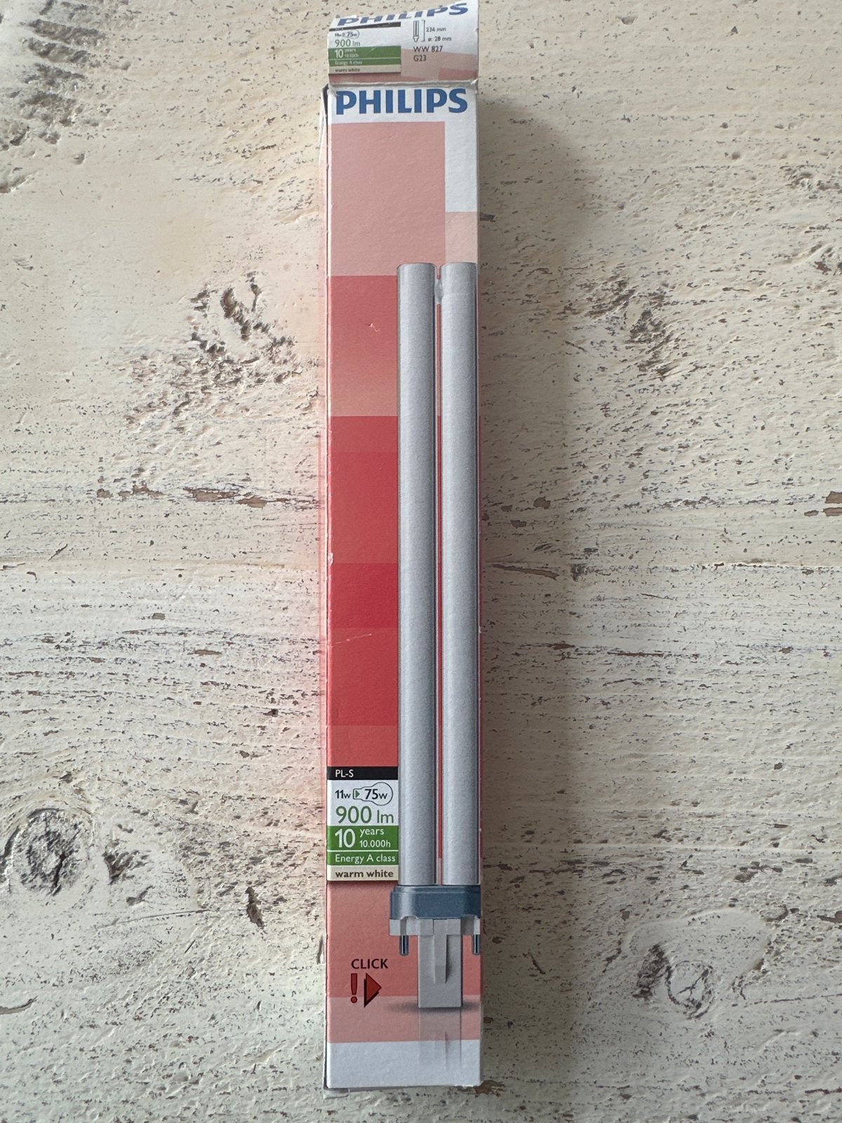 Nieuwe Philips PL-S Lamp - 900 Lumen, Warm Wit, Ophalen of Verzenden, Nieuw, Philips