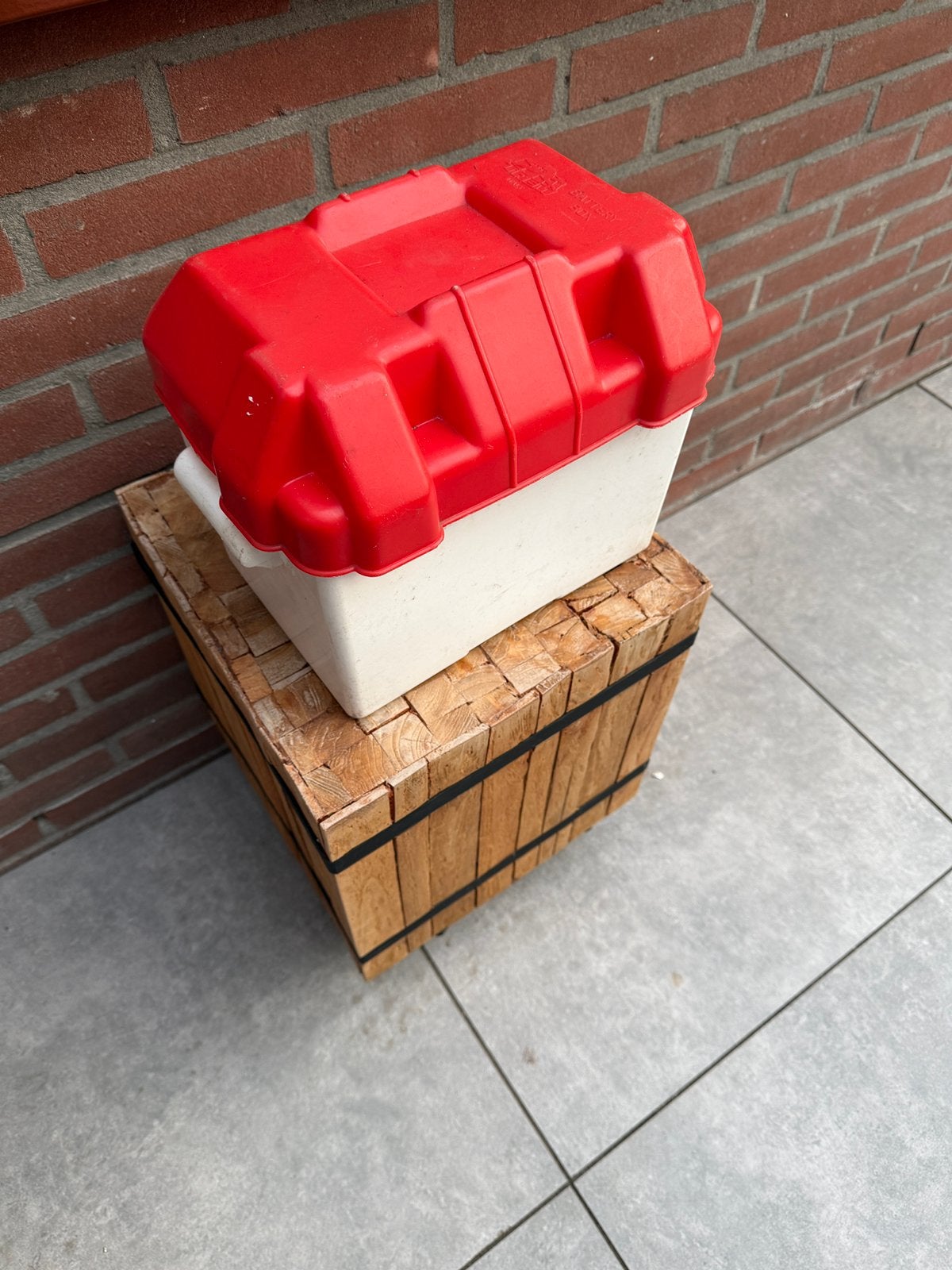 Plastic accubak voor boot!!, Watersport en Boten, Ophalen, Gebruikt, Overige typen