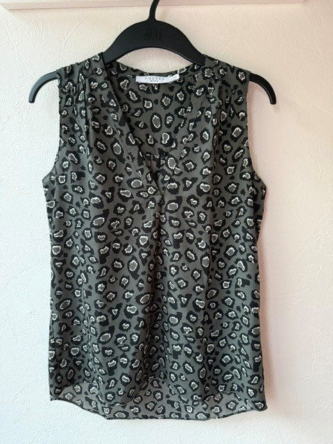 Nieuwe Costes blouse korte mouw top panterprint maat XS, Nieuw, Ophalen of Verzenden, Costes, Maat 34 (XS) of kleiner