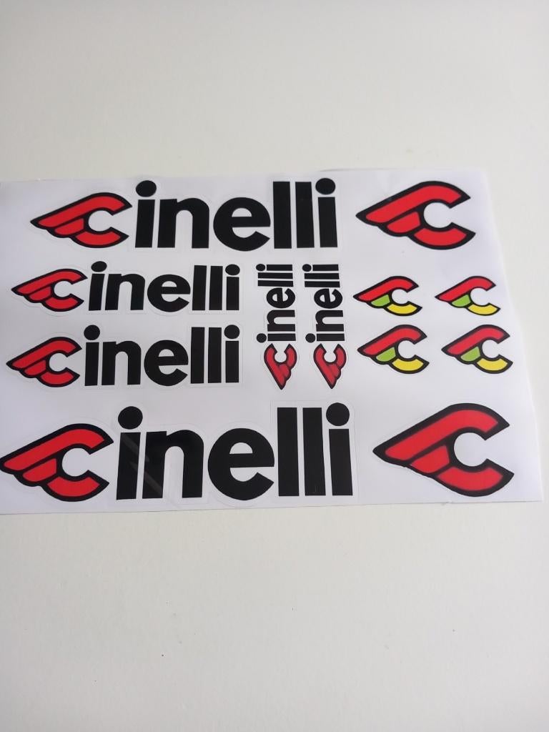 CINELLI FRAME STICKERS MOOIE KLEUR, Ophalen of Verzenden, Nieuw, Frame