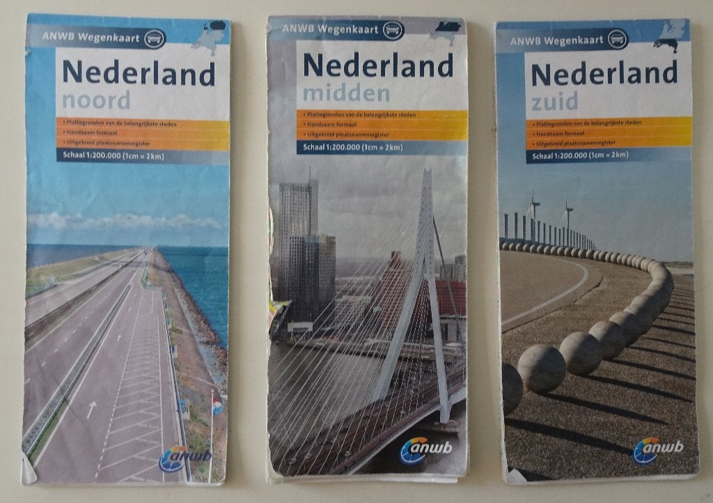 ANWB Wegenkaarten Nederland Uitgave 2013  K3, Gelezen, Overige atlassen, Ophalen of Verzenden, 1800 tot 2000