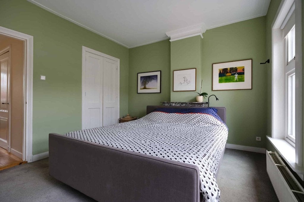 Auping boxspring 200x180, inclusief topper, Ophalen, Overige materialen, Gebruikt, Tweepersoons