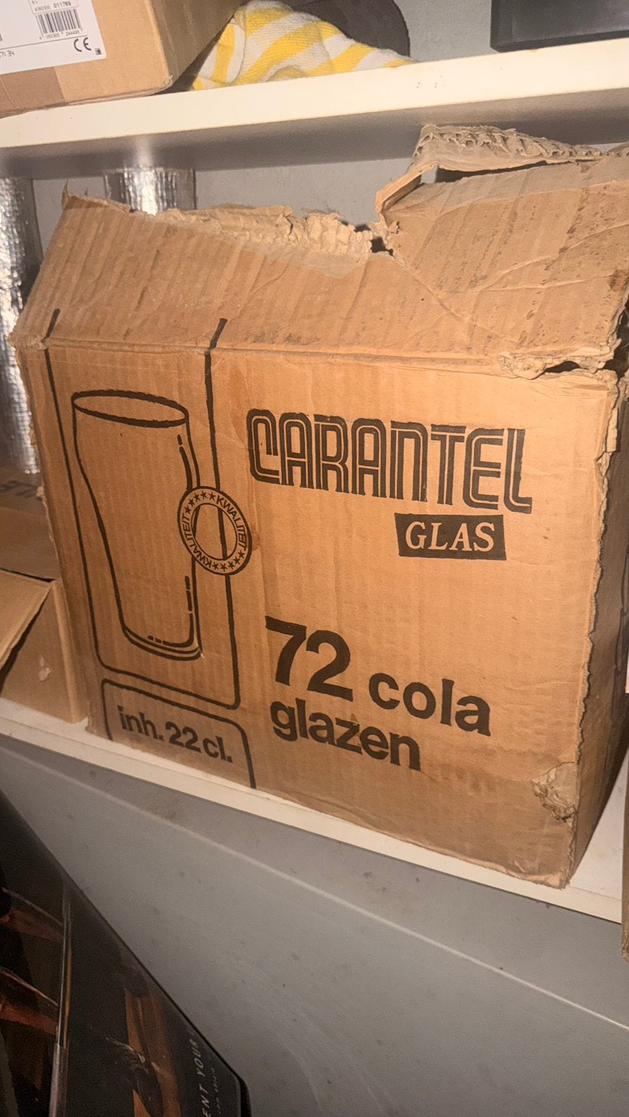 Cartal glazen 72. Stuks, Verzamelen, Ophalen, Overige typen