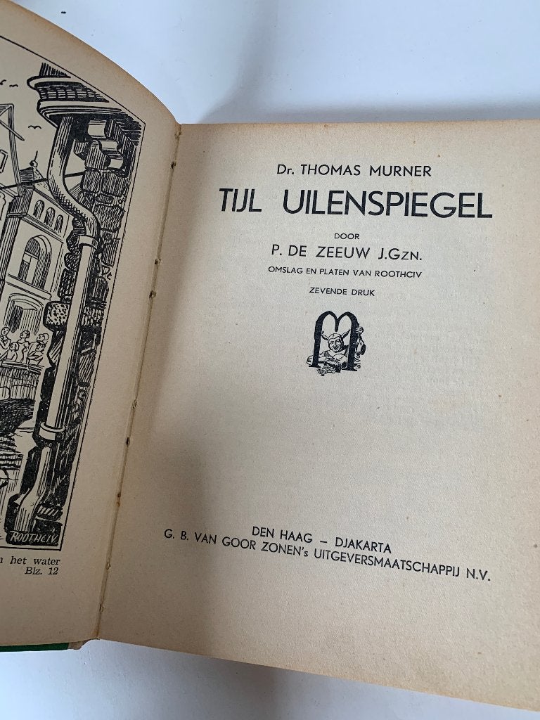 Tijl Uilenspiegel - Dr. Thomas Murner - Zevende Druk, Ophalen of Verzenden, Gelezen, Dr. Thomas Murner