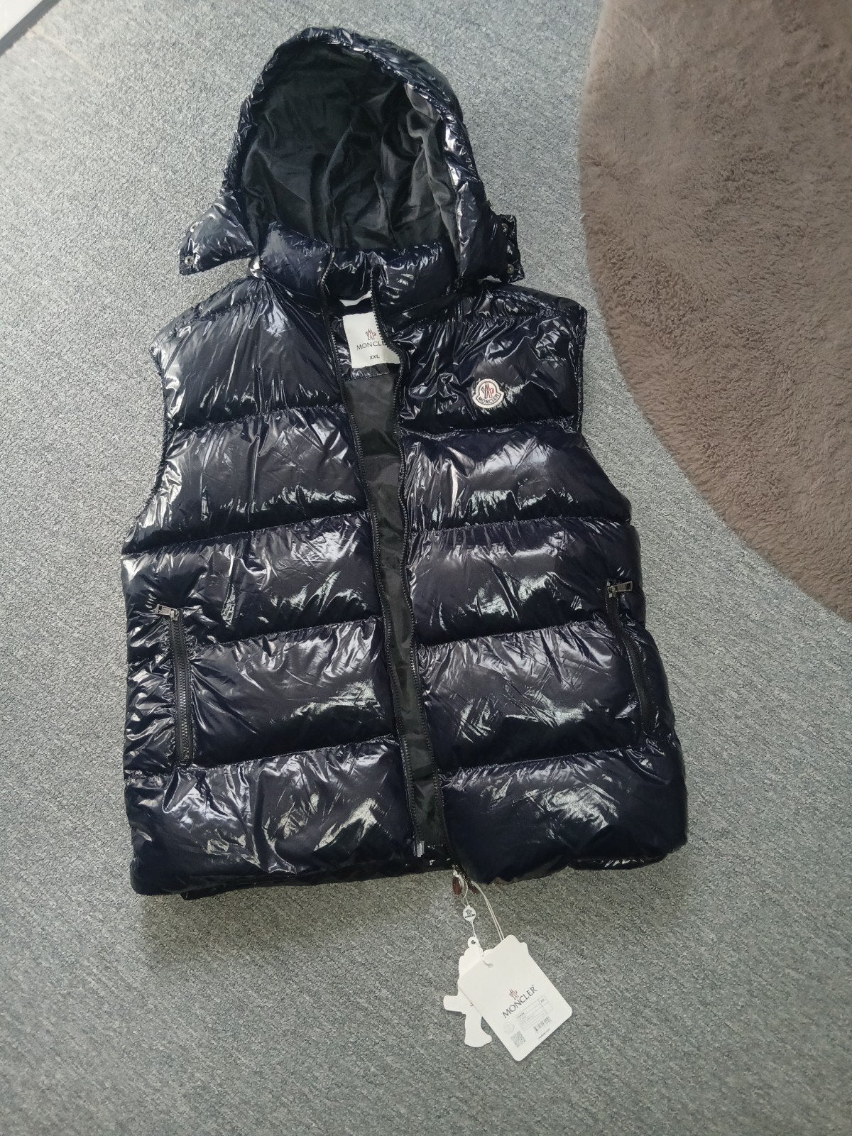 Moncler Bodywarmer Zwart - Maat XXL, Ophalen of Verzenden, Zo goed als nieuw, Moncler, Jongen of Meisje