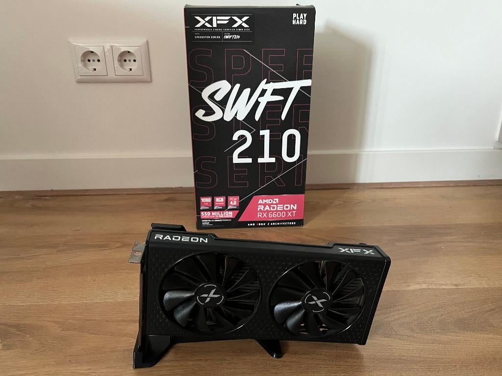 Garantie! ~ XFX Speedster SWFT 210 AMD Radeon RX 6600 XT, AMD, GDDR6, PCI-Express 4, Ophalen of Verzenden