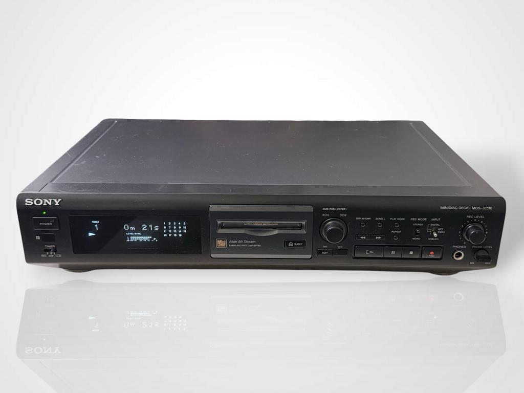 Sony Minidisk MDS-JE510 - Perfecte staat en volledig werkend, Audio, Tv en Foto, Walkmans, Discmans en Minidiscspelers, Sony, Ophalen of Verzenden